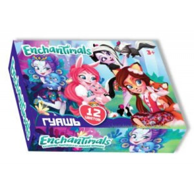 Краска гуашь 12цв Enchantimals 88760 Centrum