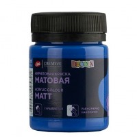 Краска акриловая художественная 50мл Decola матовая синяя 14328515 ЗХК Краска акриловая художественная 50мл Decola матовая синяя 14328515 ЗХК