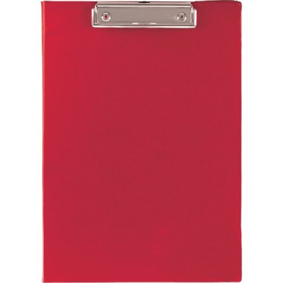 Планшет с прижимом А4 картон Клипборд 2мм Покрытие ПВХ красный 3034702 deVente