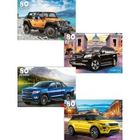 Рыжий кот Пазл 80  Внедорожник П80-5929 --- ассортимент