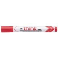 Маркер для доски 2мм Think красный, пулевидный 412165 Deli  EU00140