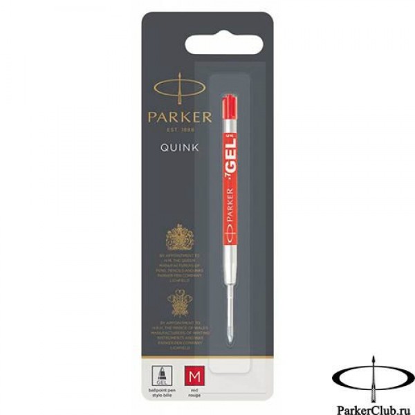 Стержень гелев. красн. 0,7мм PK REF GEL BALL M RED BL1 1950345 Parker
