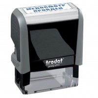 Штамп  38х14 Printy 4.0 Медосмотр пройден, дата 4911/DB/L3.58 Тродат