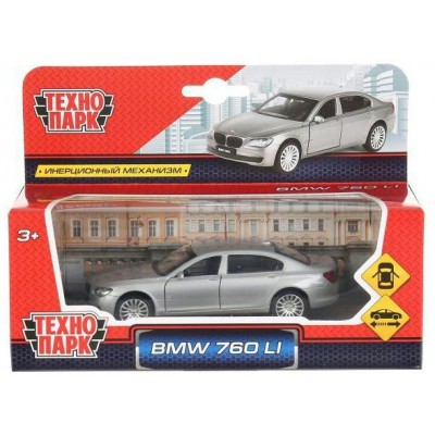 Технопарк Игрушка   Машина. BMW 760 LI/11,4 см, металл, откр.двери, инерц 67314 Китай