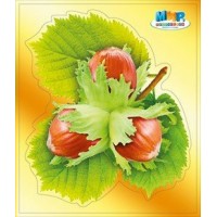 Мир поздравлений/Наклейка. Орешки/080.326/ Мир поздравлений/Наклейка. Орешки/080.326/