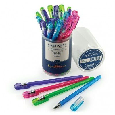 Ручка шариковая FirstWrite Creative синяя 0,5мм 20-0238 Bruno Visconti 24/288