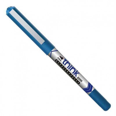 Ручка роллер Think синяя 0,5мм EQ20030 412157 Deli 12/72