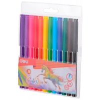 Фломастеры 12 цветов Colorun ЕС10003 вентилируемый колпачок 1027261 Deli 12/144