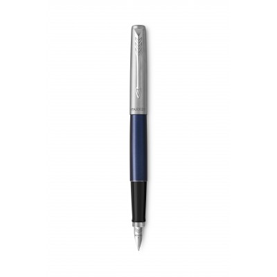 Ручка подарочная перьевая JOT ROYAL BLUE CT FP M BLU GB корпус синий/метал 879641 2030950 Parker