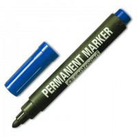 Маркер перманентный 2,5мм синий, пулевидный 8566/01-06 Centropen 10/200 046168
