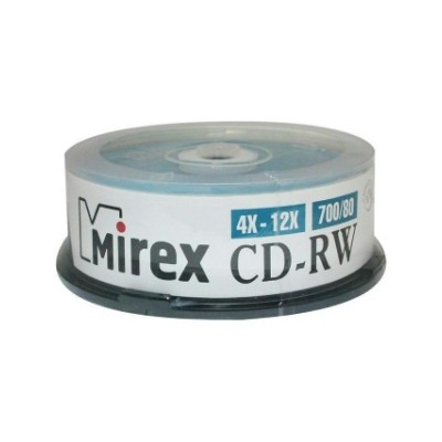 Диск CD-RW 700mb/80min /4x-12x 25шт UL121002A8M Mirex