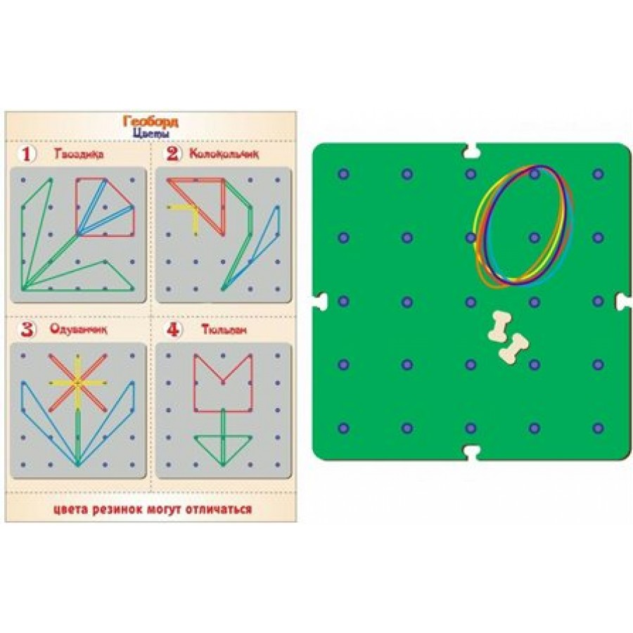СибСувенир Игрушка Доска Геоборд. Цветы/250х250 121103 Россия купить оптом  в Екатеринбурге от 164 руб. Люмна
