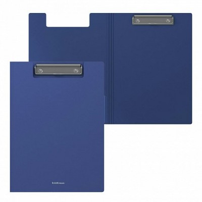 Папка -планшет А4 с прижимом и крышкой Matt Classic карман, синяя 45982 ErichKrause 4/56