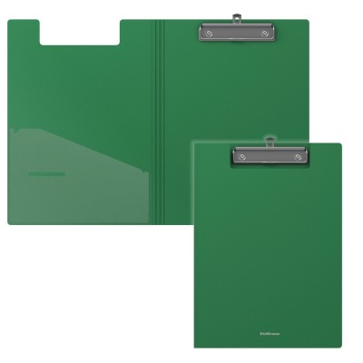 Папка -планшет А4 с прижимом и крышкой Matt Classic карман, зеленая, 1300мкм 45983 ErichKrause 4/56