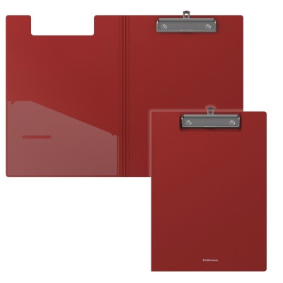 Папка -планшет А4 с прижимом и крышкой Matt Classic карман, красная 45984 ErichKrause 4/56
