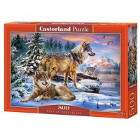 Castor Land Пазл 500  Волчий мир B-53049 Польша