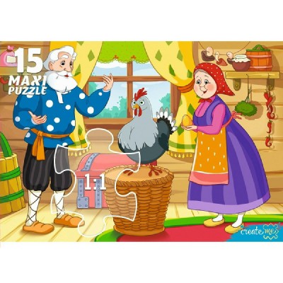 Рыжий кот Пазл-макси 15 Курочка ряба ПМ-7131 Россия Рыжий кот Пазл-макси 15 Курочка ряба ПМ-7131 Россия