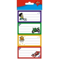 Наклейки школьные с рисунком 12шт С3349 КТС Наклейки школьные с рисунком 12шт С3349 КТС