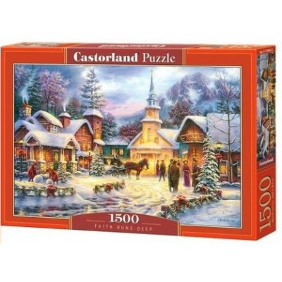 Castor Land Пазл 1500  Праздник Рождества С-151646 Польша