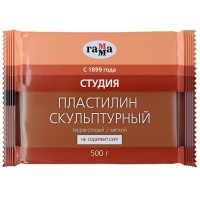 Пластилин скульптурный терракотовый мягкий Студия 500гр 2.80.Е050.004.3 Гамма