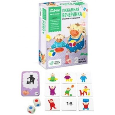 ChalkChuckles Игра  КарточнИгра Пижамная вечеринка CCPPL023 Индия