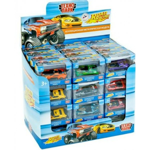 Технопарк Игрушка   Машина. Road Racing.Роад Рэйсинг/7,5 см,металл 80992F-R Китай в ассортименте