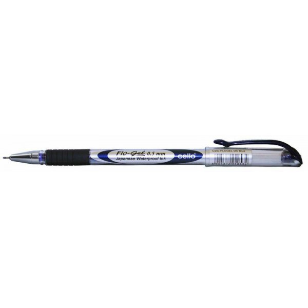 Ручка гелевая Flo gel синяя 0,5мм син. 813595 CELLO