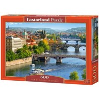 Castor Land Пазл 500  Мосты Праги B-53087 Польша