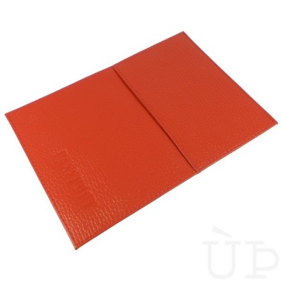 Обложка для паспорта внешний карман кожа 95х137х3мм красный флотер O-81-326 Премьер