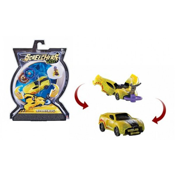 Росмэн Игрушка  ScreechersWild Машинка-трансформер. Sparkbug.Спаркбаг л1 34822 Китай