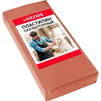 Пластилин скульптурный терракотовый твердый 1000гр 8042917 deVente Пластилин скульптурный терракотовый твердый 1000гр 8042917 deVente