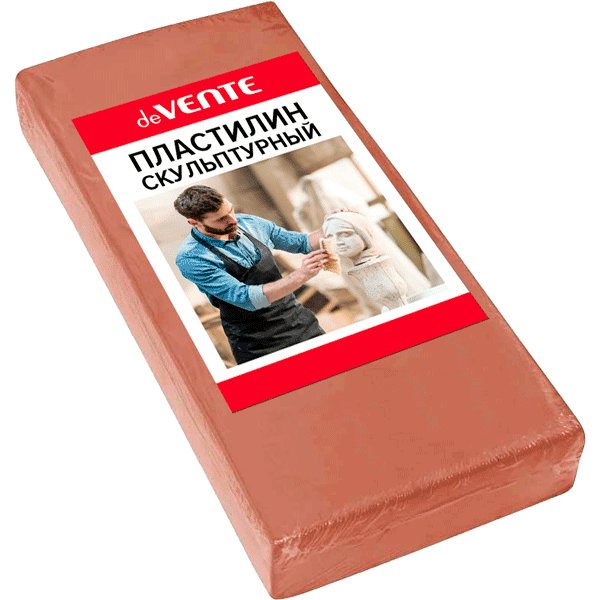 Пластилин скульптурный терракотовый твердый 1000гр 8042917 deVente