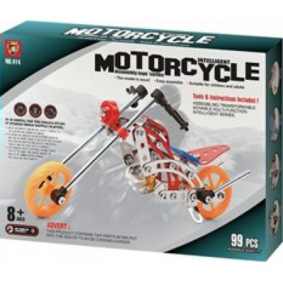 Оригами Игрушка  Я Конструктор Байк. Motorcycle/99 дет,метал 00623 Китай