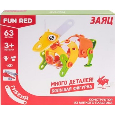 Fun Red Игрушка   Конструктор. Заяц/63 дет FRCF008 Китай