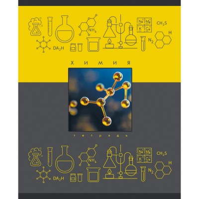 Тетрадь предметная 48 листов А5 клетка Теория и практика. Химия ТТЛ486457 Эксмо выб.лак 10/100