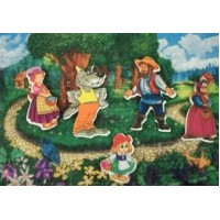 Мухамеджанова Игра  LipLip Кукольный театр. Красная шапочка/ковролин/с игровым полем LIP1165 ---