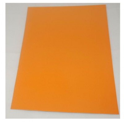 Картон цветной А2 240г/м2 мелованный оранжевый 512424 Тюмень