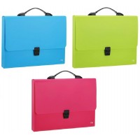 Портфель пластиковый А4 Rio ассорти 1048988 Deli EB50002 Портфель пластиковый А4 Rio ассорти 1048988 Deli EB50002