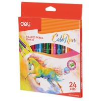 Карандаши цветные 24шт Colorun тополь EC00320 европодвес 1048953 Deli 24/72