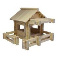 МишкаКострома Игрушка   Конструктор. Усадьба-1/дерев К-004 Россия