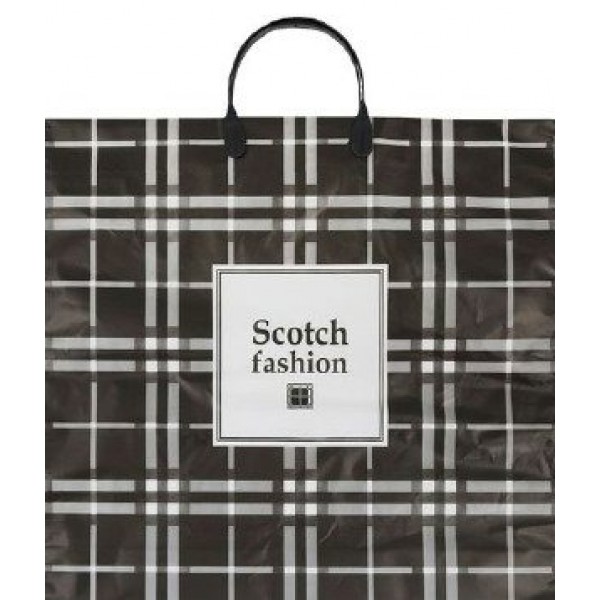 Артпласт/Пакет полиэтиленовый с пластиковой ручкой. Scotch fashion.Скотч/400 х 360/ПЛР431124;ПЛР22776/