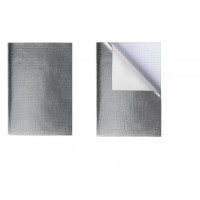 Тетрадь 96 листов А4 клетка, бумвинил Metallic Серебро 60г/м2 96Т4бвВ3 Хатбер 1/25 058965