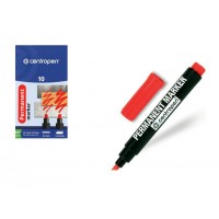 Маркер перманентный 1-4,6мм красный, скошенный 8576/01-04 Centropen  046171