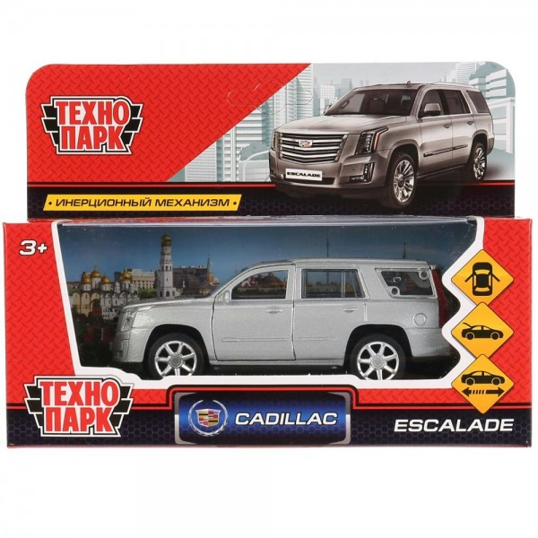 Технопарк Игрушка   Машина. Cadillac Escalade/12 см, металл, инерционная ESCALADE-SL Китай