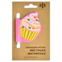 Закладка магнитная -ручка Пироженка 60х60мм  Феникс  50011 Закладка магнитная -ручка Пироженка 60х60мм  Феникс  50011