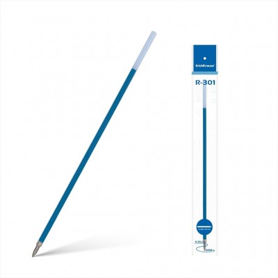 Стержень шариковый 140мм синий 0,7мм для ручек R-301 Stick индивидуальная упаковка 46965 ErichKrause 100/1200