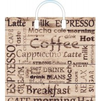 Артпласт/Пакет полиэтиленовый с пластиковой ручкой. Кофе-брейк.Coffee-Break/400 х 400/ПЛР40157;ПЛР43108/