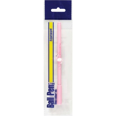 Ручка шариковая Flamingo mini синяя 0,7мм цветной корпус ассорти индивидуальная упаковка 81854 Centrum 144/864
