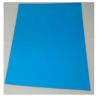 Картон цветной А2 240г/м2 синий мелованный 512425 Тюмень