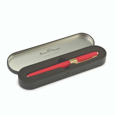 Ручка подарочная шариковая Monaco синяя 0,5мм корпус красный 20-0125/604 Bruno Visconti